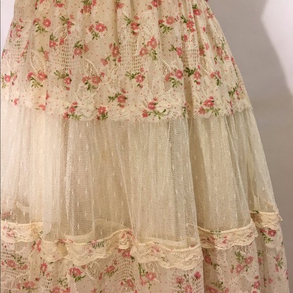 🥑2/$29~Juniors' UP Ultra Pink Floral Lace Dress~Medium - Picture 8 of 14